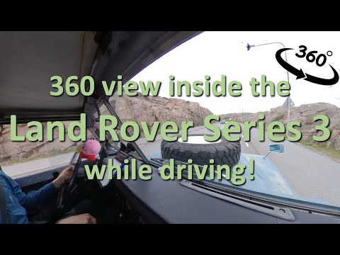 Thumbnail for 360 VR view inside a Land Rover Series 3 "Defender". Click and drag mouse cursor in video to rotate. by video ins, video, Land Rover, Car, vide