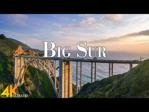 Big Sur, California 4k Ultra HD • Stunning Footage, Scenic Relaxation Film with Calming Music.