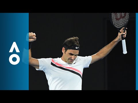 Richard Gasquet v Roger Federer match highlights (3R) | Australian Open 2018