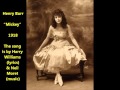 Henry Burr Mickey 1918 Song By Harry Williams Neil Moret Mabel Normand Film