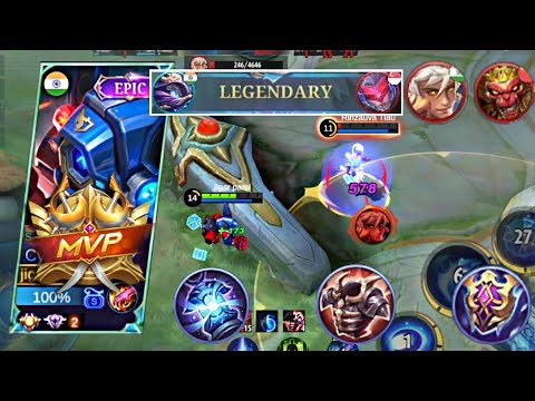 LEGENDARY !! CYCLOPS HYPER WITH SEMI TANK BURST DAMAGE BUILD | CYCLOPS BEST BUILD 2022 | MLBB