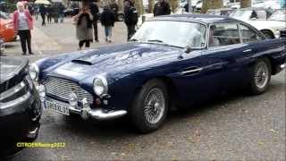 preview picture of video 'ASTON MARTIN DB4 ( IV ) not DB5 - 1961 sound action British car show Nantua [HD]'