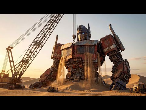 We Found a GIANT Optimus Prime Buried After an Ancient War — Full ASMR Restoration