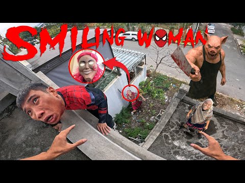 ESCAPING SMILING WOMAN 73.0 | Parkour Pov Horror Film| By B2F Viet Nam