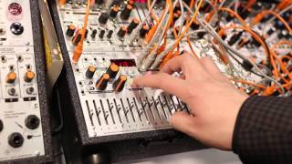 Video thumbnail for NAMM2016 Introducing the New The Harvestman Stillson Hammer Eurorack Module by Analogue Zone Showroom / Synths and Studio