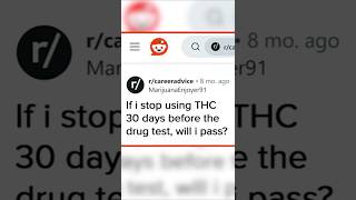 30 Days Without THC, Will I Pass