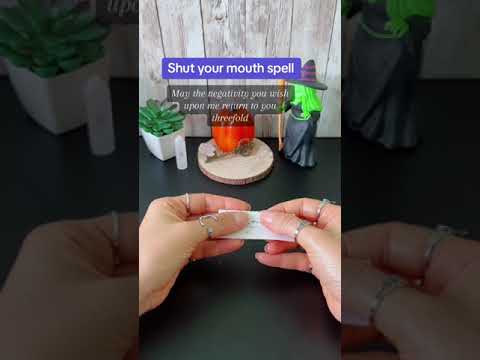 Shut Your Mouth Spell | Protection Spell