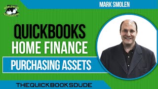 QuickBooks Home Finance Recording Purchasing Assets