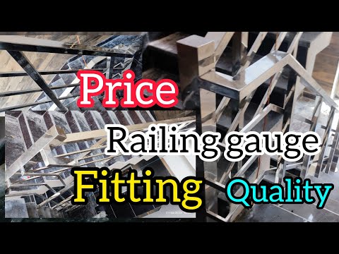 Jindal steel 304 !! price, railing gauge, fitting, & quality full detail video!! #fabrication #how