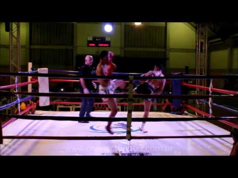3ª luta do GP - Campeonato BRASILEIRO de MUAY THAI 2015 LBMTT - SEST SENAT
