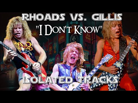 Ultimate Guitar Duel: Randy Rhoads vs. Brad Gillis - Isolated Solos of Ozzy's 'I Don't Know'