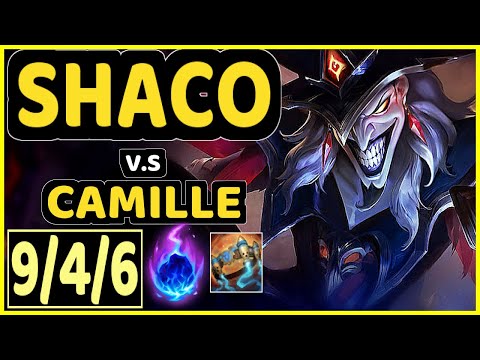 PINK WARD (SHACO) vs CAMILLE - 9/4/6 KDA TOP GAMEPLAY - NA Ranked DIAMOND