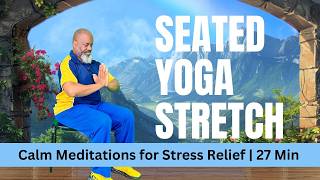 Chair Yoga for Flexibility & Stress Relief | Relaxing Full Body Stretch