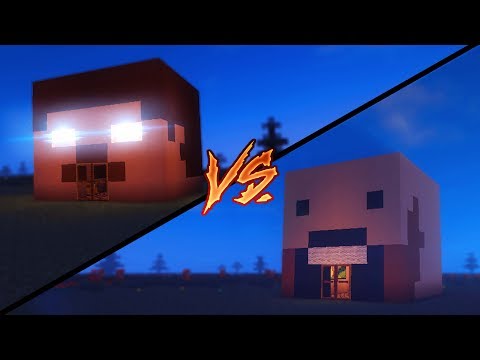 Minecraft: CASA HEROBRINE VS CASA NOTCH ! ‹ C4IPIRAS ›