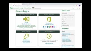 How to Access Your CCRI Username