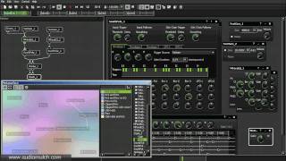 Video thumbnail for AudioMulch 2.0 - drum synthesis with SouthPole envelopes by AudioMulch