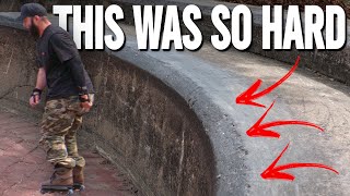 Most Difficult Street Spot I've EVER Skated // Aggressive Inline Rollerblading