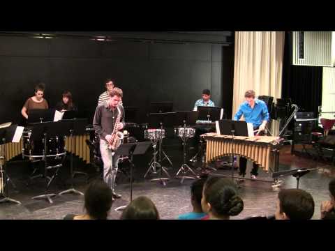 Calhoun Percussion Ensemble/Blue Rondo a la Turk:Guest Artist: Ben Flocks, Alto Sax