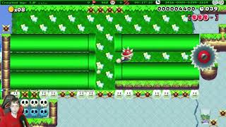 Very Hard 0% NSMBU Speedrun - スピードラン　90s　~春風~　by TJP かんたん