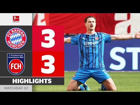 FC Bayern München 3-3 1. FC Fussball Club Heidenheim 1846 Heidenheim an der Brenz