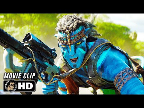 Train Fight Scene | AVATAR: THE WAY OF WATER (2022) Movie CLIP HD