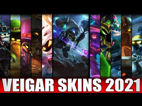 ALL VEIGAR SKINS 2021 - Including Astronaut Veigar Skin Spotlight (League of Legends)