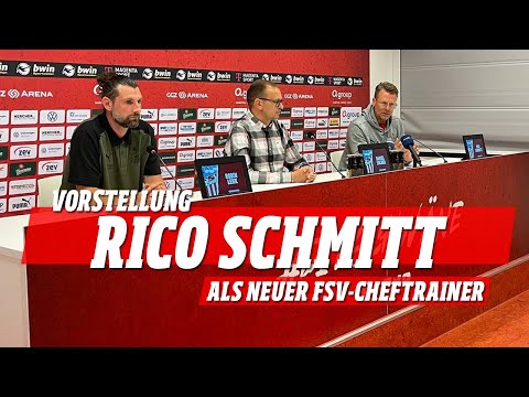 FSV TV | Pressekonferenz zur Vorstellung von Rico Schmitt als neuer Cheftrainer des FSV Zwickau