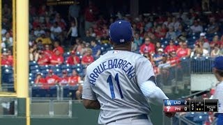 LAD@PHI: Arruebarrena makes nice play to get the out