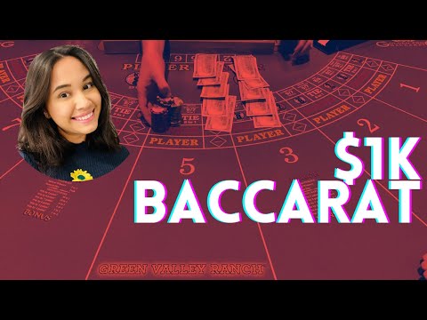 $1K NO COMMISSION BACCARAT WITH LOTS OF SIDE BETS AT GREEN VALLEY RANCH CASINO!
