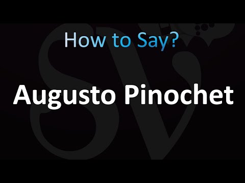 How to Pronounce Augusto Pinochet (Correctly!)