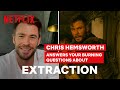 Chris Hemsworth Talks About The Crazy Car Chase In EXTRACTION | Netflix