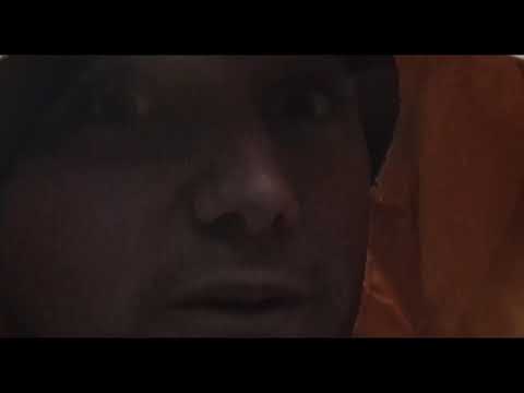 Official trailer still for The Blair Witch Project: close-up night-vision shot in the woods