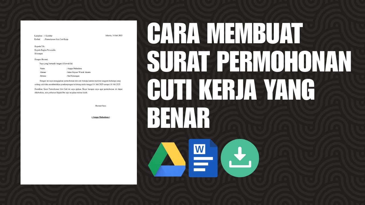 How to Write a Leave Application Letter