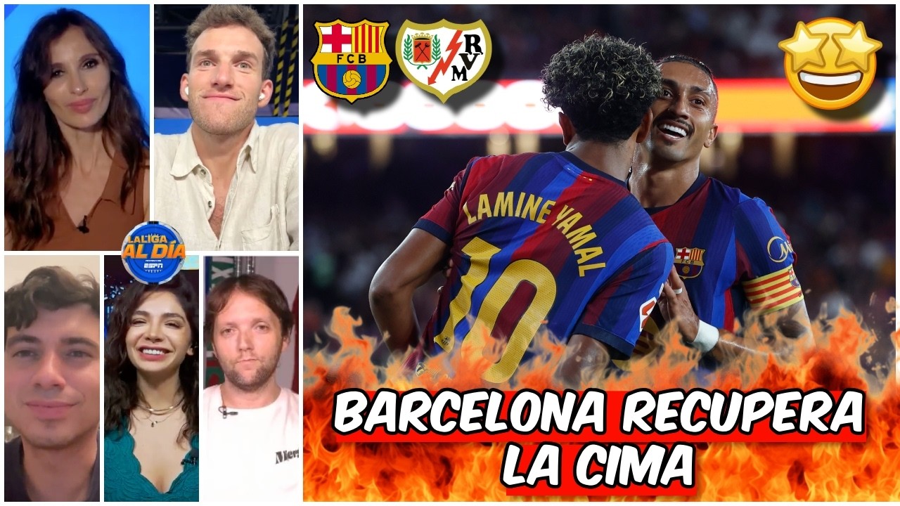 BARCELONA GOLEÓ al RAYO VALLECANO con DOBLETES de RAPHINHA y LAMINE YAMAL | La Liga Al Día