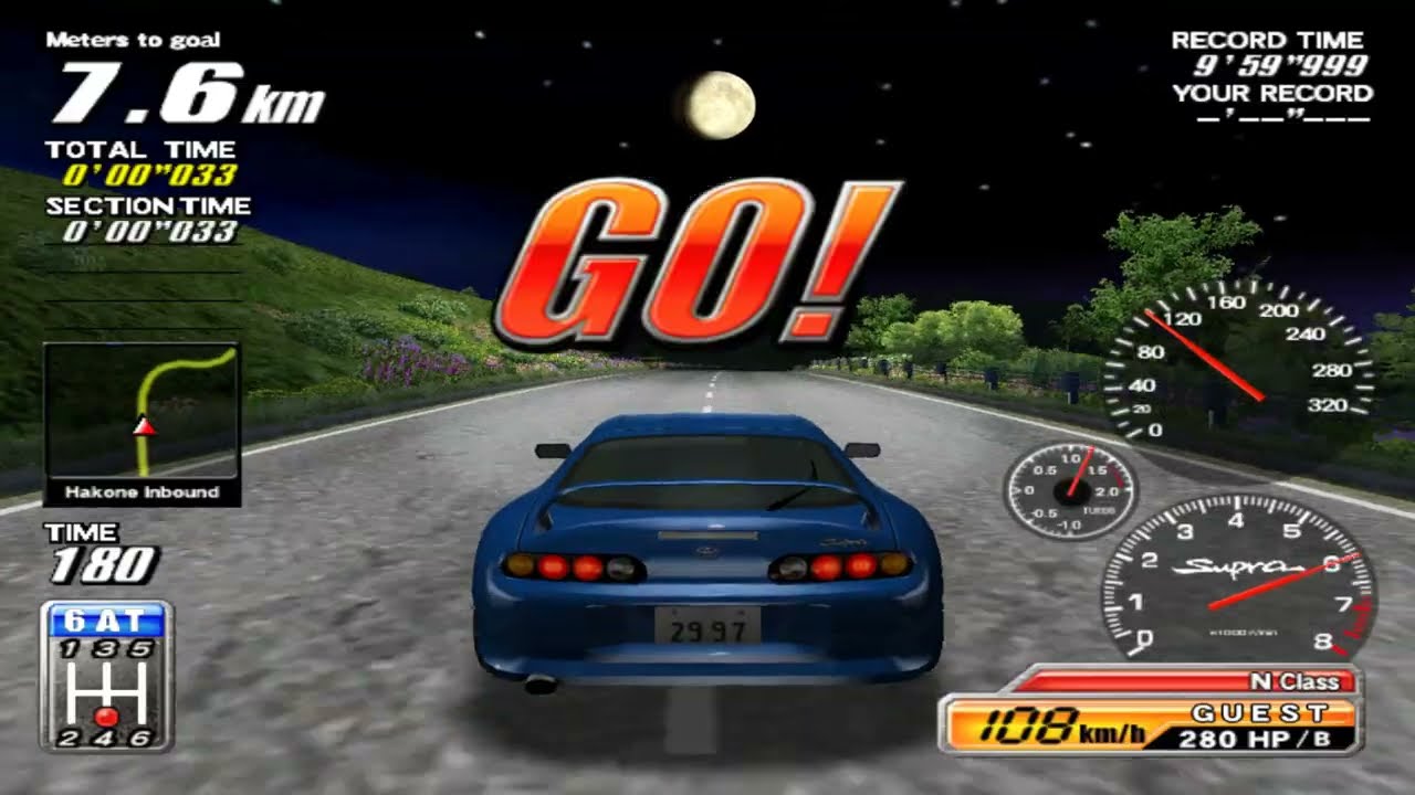 WANGAN MIDNIGHT MAXIMUM TUNE 2 BOOTS CXBXR - TOYOTA SUPRA TIME ATTACK HAKONE 1-2 2026 UK ARCADES 4K