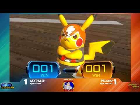 SkyRasen (Pikachu Libre/Machamp) vs Picano (Decidueye/Charizard/Braixen) - Pokken at LWG - 4-3-18