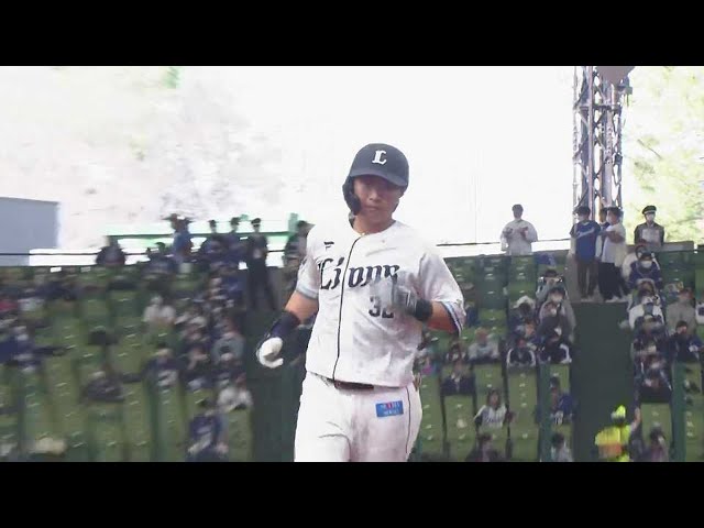 【5回裏】ライオンズ・山村崇嘉 オープン戦チーム初ホームランを放つ!!  2023年3月9日 埼玉西武ライオンズ 対 中日ドラゴンズ