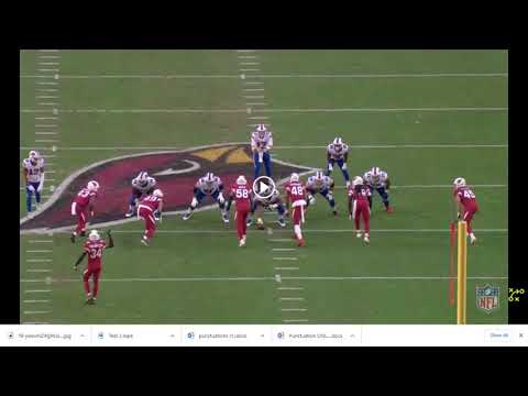 Buffalo Bills vs Arizona Cardinals Film Study John Brown should have scored a touchdown!!