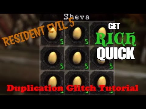 How to get RICH QUICK in RE5|Resident Evil 5 Duplication Tutorial