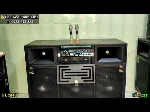 Loa kéo điện 3 bass PL 2318 Phiên bản Giá 23T