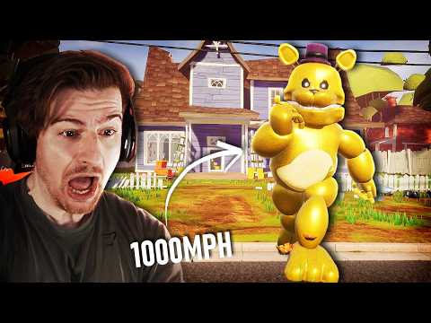 The FAST FREDBEAR Hello Neighbor mod traumatised me..