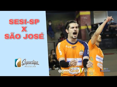 Sesi - SP x São José Farma Conde | Melhores Momentos | Returno | Superliga Masculina De Vôlei 21/22