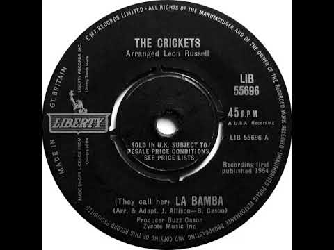UK New Entry 1964 (140) The Crickets - (They Call Her) La Bamba