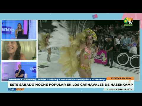 Antonella Geminiani   Este Sábado noche popular en los carnavales de Hasenkamp
