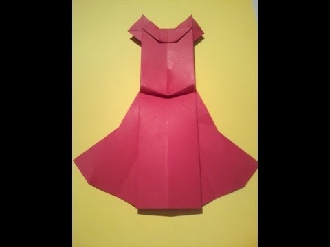Tuto origami: la robe | The Secrets of Origami