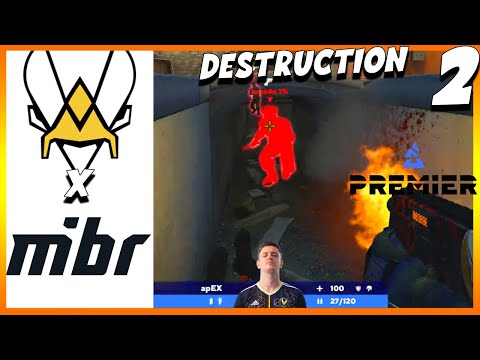 DESTROYED! VITALITY vs MIBR inferno - BLAST Premier Spring Groups 2022 - CSGO VOD