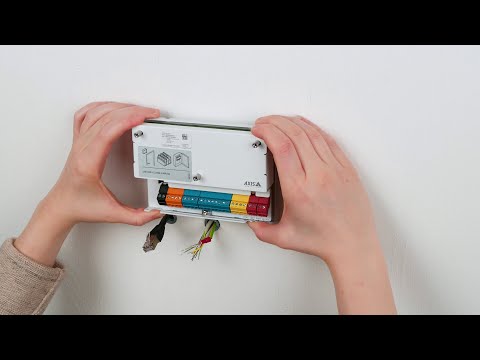 How to install AXIS A1210 Network Door Controller