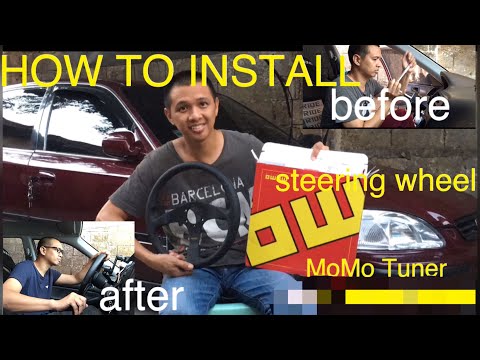 MoMo Tuner unboxing & installing | How to install MoMo Tuner Steering WHEEL | l.a Santos
