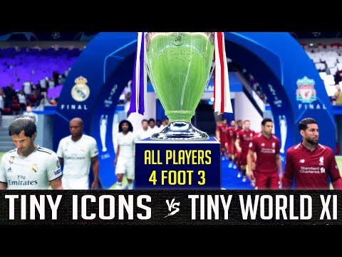 Tiny Icons VS Tiny World XI - FIFA 19 Experiment