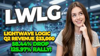 Lightwave Logic Q2 Revenue $33,000, 58.44% Drop, 125.97% Rally! | LWLG Stock Analysis
